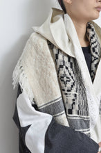 画像をギャラリービューアに読み込む, tsutae SHAWL HOODIE_SHUMAG / OFF WH×BLK