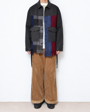 Load image into Gallery viewer, Muffler short blouson / Charcoal_B