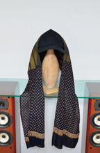 Load image into Gallery viewer, SCARF DROOPY CAP / BLK