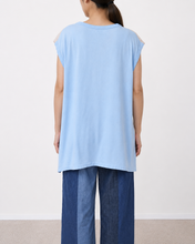 Load image into Gallery viewer, VOILLE FRINGE NO-SLEEVE T_BEG