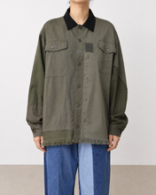 Load image into Gallery viewer, FRAGMENT MILITARY SHIRT (YIN & YANG SLEEVE)/01 size