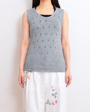 画像をギャラリービューアに読み込む, MESH KNIT TANK TOP / B.GRY