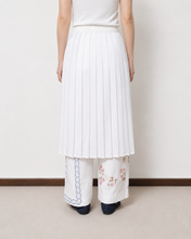 Load image into Gallery viewer, PLEATED WRAP SK_WHITE