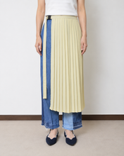 Load image into Gallery viewer, PLEATED WRAP SK_YELLOW