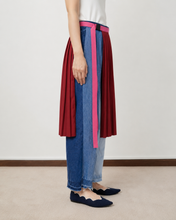 Load image into Gallery viewer, PLEATED WRAP SK_RED