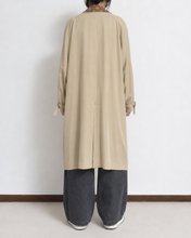 画像をギャラリービューアに読み込む, ROBE TRENCH COAT_TENCEL (02/BEG)