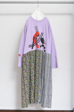 画像をギャラリービューアに読み込む, PLEATED TEE OP(PRINT) _ PUR/X_B