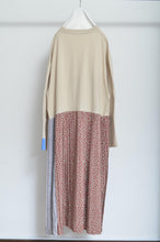 Load image into Gallery viewer, PLEATED TEE OP(PRINT)_BEG/Mi_A