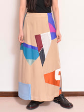 Load image into Gallery viewer, CUT AND CONNECTED TENCEL LONG SK / BEG00