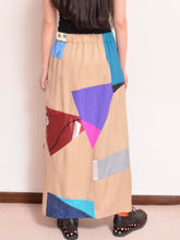 Load image into Gallery viewer, CUT AND CONNECTED TENCEL LONG SK / BEG00