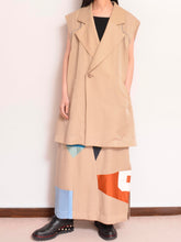 Load image into Gallery viewer, NO-SLEEVE TENCEL JK / BEG_001