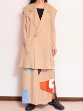 Load image into Gallery viewer, NO-SLEEVE TENCEL JK / BEG_001