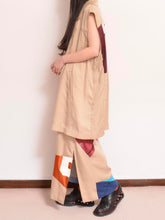 Load image into Gallery viewer, NO-SLEEVE TENCEL JK / BEG_001