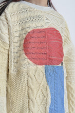 Load image into Gallery viewer, SWITCHING KNIT P/O(PRINT) 01/OFF WHITE_Mi