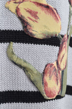 画像をギャラリービューアに読み込む, RIPPLE WAVE HEM KNIT P/O w/NECK PARTS(BORDER)_B