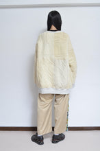 Load image into Gallery viewer, SWITCHING KNIT P/O(PRINT) 01/OFF WHITE_Mi