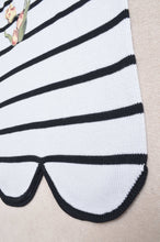 画像をギャラリービューアに読み込む, RIPPLE WAVE HEM KNIT P/O w/NECK PARTS(BORDER)_B