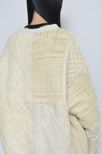 Load image into Gallery viewer, SWITCHING KNIT P/O(PRINT) 01/OFF WHITE_Mi