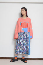 Load image into Gallery viewer, PLEATED TEE OP(PRINT)_Mi*00/C