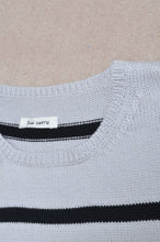 画像をギャラリービューアに読み込む, RIPPLE WAVE HEM KNIT P/O w/NECK PARTS(BORDER)_B