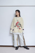 Load image into Gallery viewer, SWITCHING KNIT P/O(PRINT) 01/OFF WHITE_X