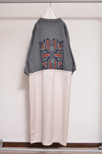 Load image into Gallery viewer, nyoroli KNIT*SATIN OP / GRAY_00
