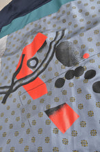 Load image into Gallery viewer, SILKY TWILL SHIRTS (PRINT) NAVY/02