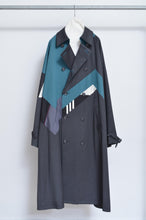 画像をギャラリービューアに読み込む, REMIX TRENCH COAT/NAV/02