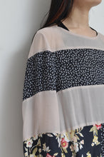 Load image into Gallery viewer, STRIPED CHIFFON OP / BEG_B