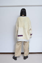 Load image into Gallery viewer, SWITCHING KNIT P/O(PRINT) 01/OFF WHITE_X