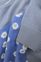 画像をギャラリービューアに読み込む, RIPPLE WAVE HEM KNIT P/O w/NECK PARTS(BLUE)