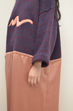 Load image into Gallery viewer, nyoroli KNIT*SATIN OP / TERRACO_00