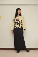 Load image into Gallery viewer, nyoroli KNIT*SATIN OP / BLK_00