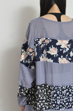 Load image into Gallery viewer, STRIPED CHIFFON OP / B.GRY_B