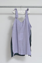Load image into Gallery viewer, V-NECK TANK_LONG_LINEN 01/PURPLE