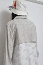 Load image into Gallery viewer, LINEN LONG COAT / 02_WHT