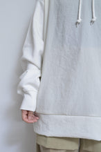 Load image into Gallery viewer, CHIFFON HOODIE (ACCESSORIES) / WHT