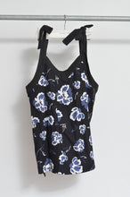 Load image into Gallery viewer, V-NECK TANK_LONG_LINEN 01/BLACK
