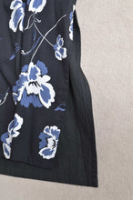 Load image into Gallery viewer, V-NECK TANK_LONG_LINEN 01/BLACK