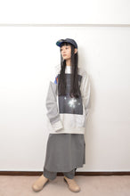 Load image into Gallery viewer, SWITCHING SWEATSHIRT P/O(w/ PRINT)/L.GRAY*sparkle_001