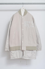 画像をギャラリービューアに読み込む, REMIX MELTON LAYER STADIUM JACKET/BEG/01