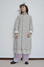 Load image into Gallery viewer, LINEN LONG COAT / 02_WHT
