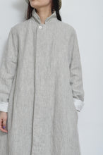Load image into Gallery viewer, LINEN LONG COAT / 02_WHT