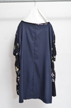 Load image into Gallery viewer, W SLEEVE TOPS_NAVY / B