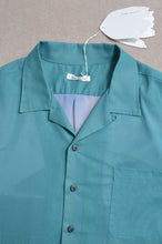 Load image into Gallery viewer, OPEN COLLAR SH_SHORT_VOILE (00/GRN*PARASOL)