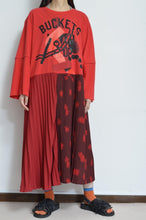Load image into Gallery viewer, PLEATED TEE OP(PRINT)_X*00 / B