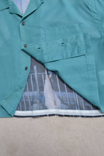 Load image into Gallery viewer, OPEN COLLAR SH_SHORT_VOILE (00/GRN*PARASOL)