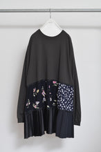 Load image into Gallery viewer, TIERED L/ST OP 00 / CHARCOAL