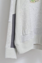 Load image into Gallery viewer, CUT AND CONNECTED BACKPILE HOODIE / GRAY