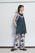 Load image into Gallery viewer, V-NECK TANK_LONG_LINEN 01/PURPLE